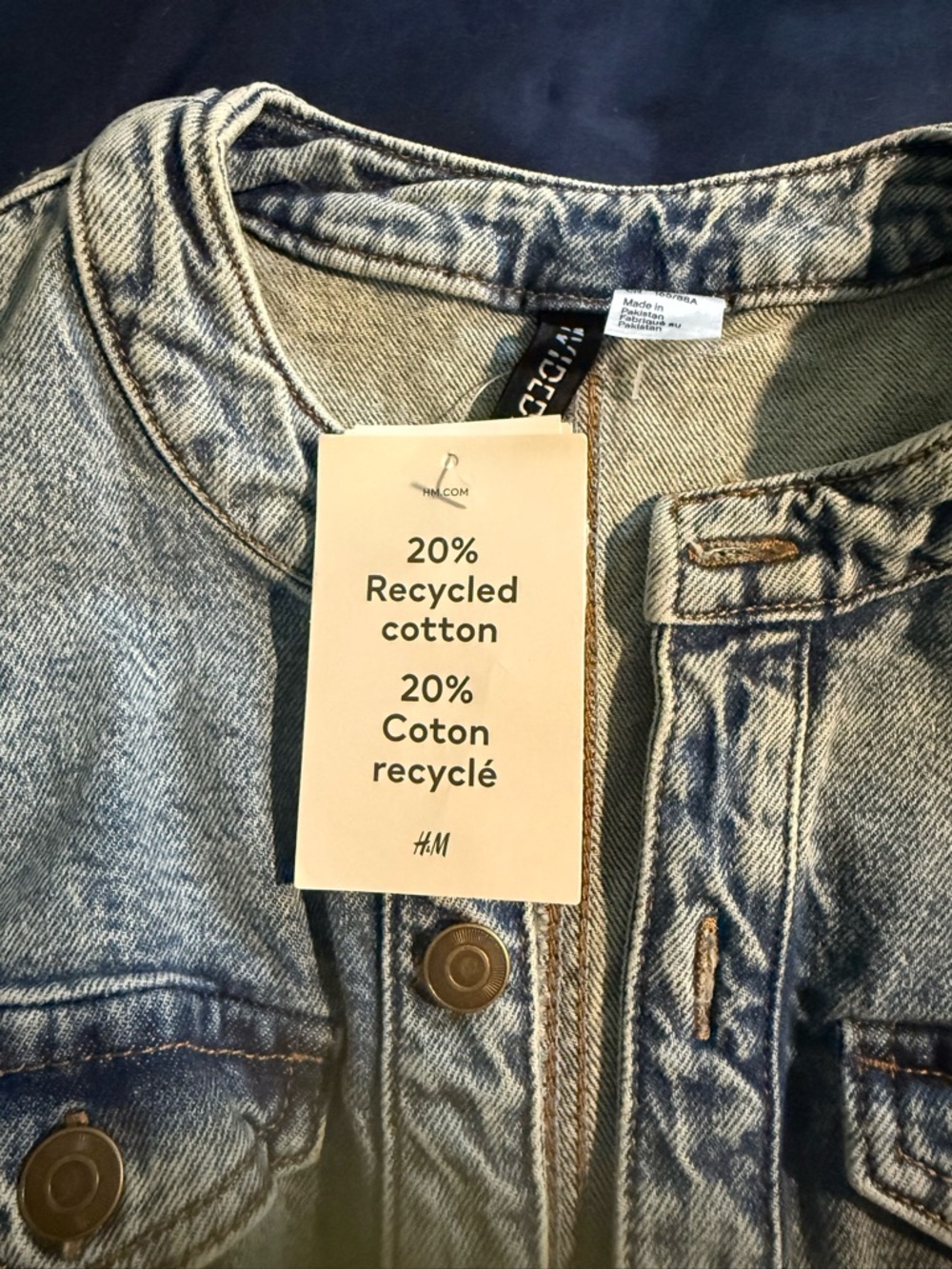 H&M Light Blue Denim Vest - Picture 4 of 4